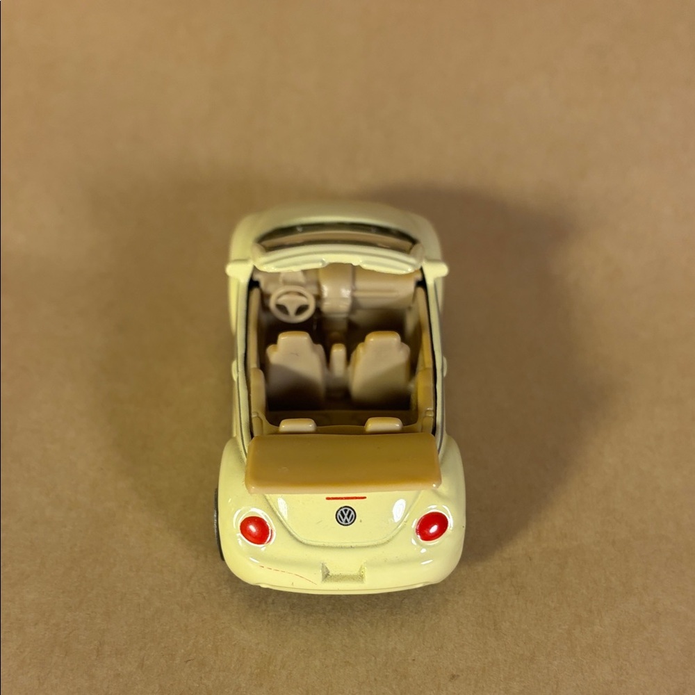 Cream Convertible Toy Car with Tan Interior - Picture 6 of 6